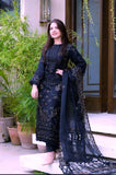 3 Pcs Women's Unstitched Embroidered Suit