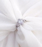 Modern Design Silver Plated Ring