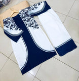 2 Pcs Women's Stitched Swiss Lawn Printed Shirt And Trouser