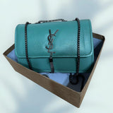 Women's Leather Crossbody Bag - 1 Pc Plain Design