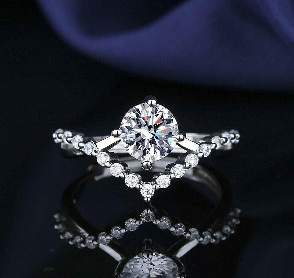 Crystal Diamond Ring