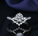 Crystal Diamond Ring