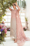 Exquisite 3 Pcs Chiffon Embroidered Suit in Pink
