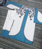 2Pcs Women's Stitched Grip Silk Printed Co-Ord Set