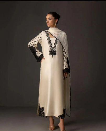 P3 pcs Women's Unstitched Digital Print Suit